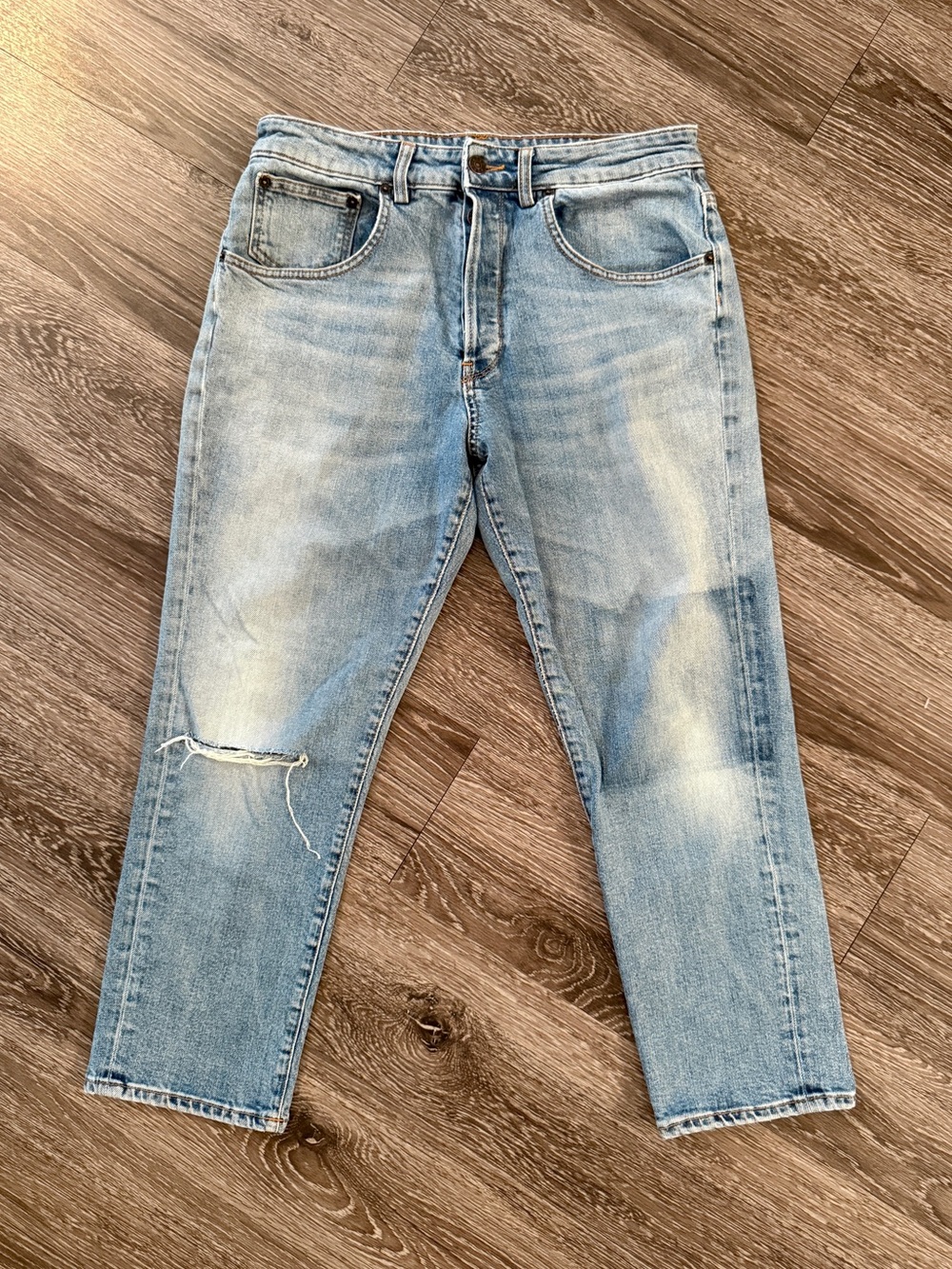 6397 Patch Blue Shorty Jeans